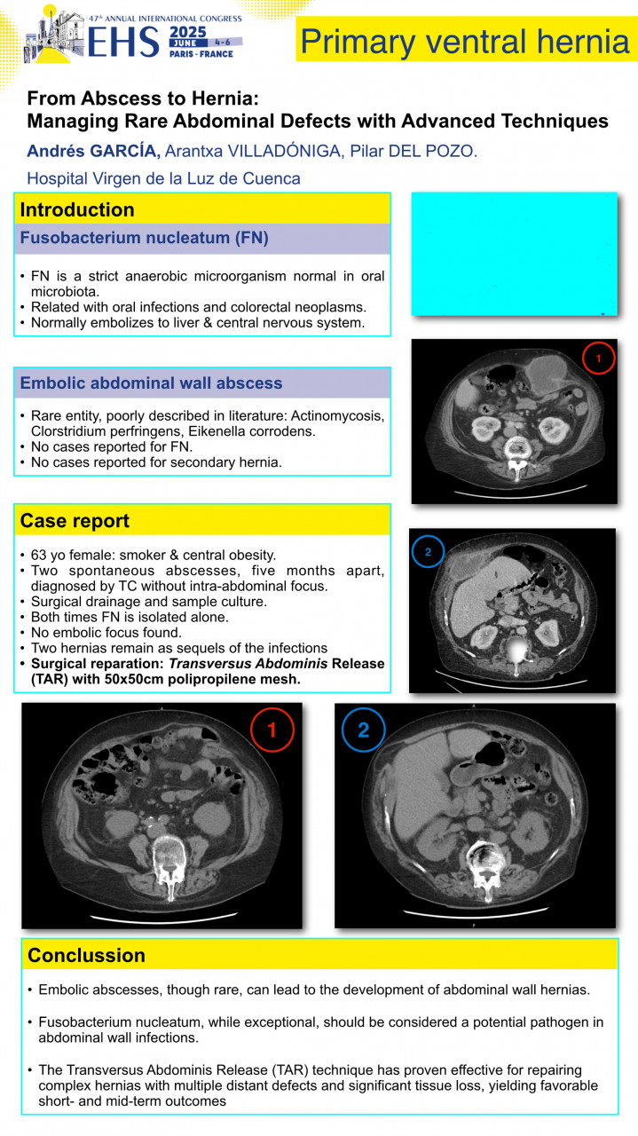 EHS 2025 - From Abscess to Hernia: Managing Rare Abdominal Wall Defects ...