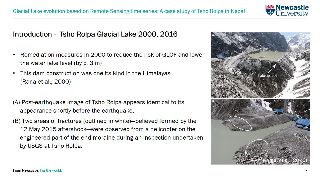 GLACIAL LAKE EVOLUTION BASED ON REMOTE SENSING TIME SERIES: A CASE STUDY OF TSHO ROLPA IN NEPAL